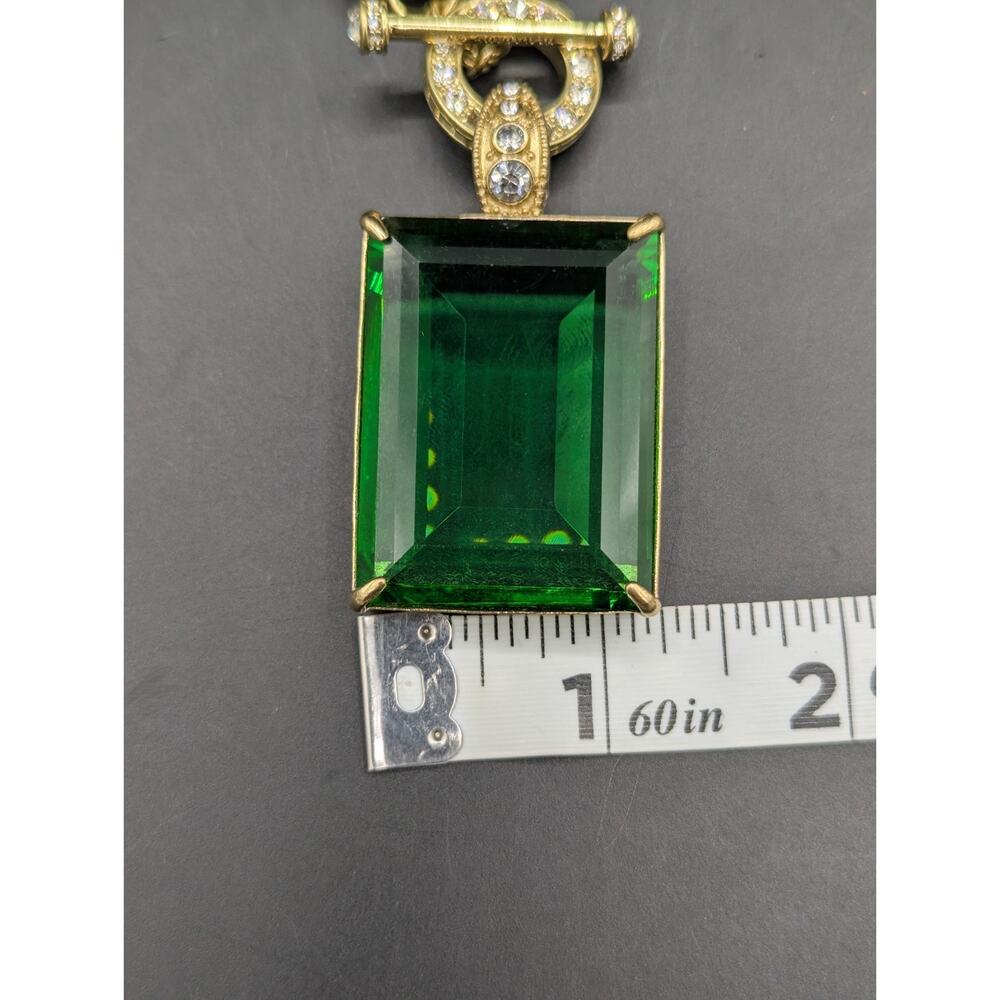 HEIDI DAUS Hot Rocks SET Green Erinite Necklace & Bracelet - Picture 15 of 16